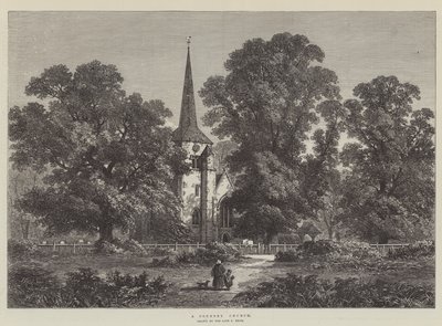 A Country Church by Samuel Read
